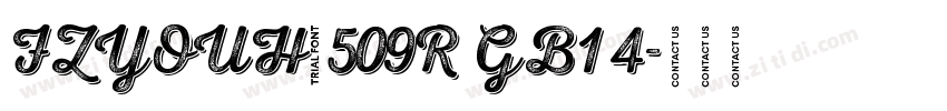 FZYOUH_509R GB1 4字体转换 FZYOUH_509R GB1 4字体转换